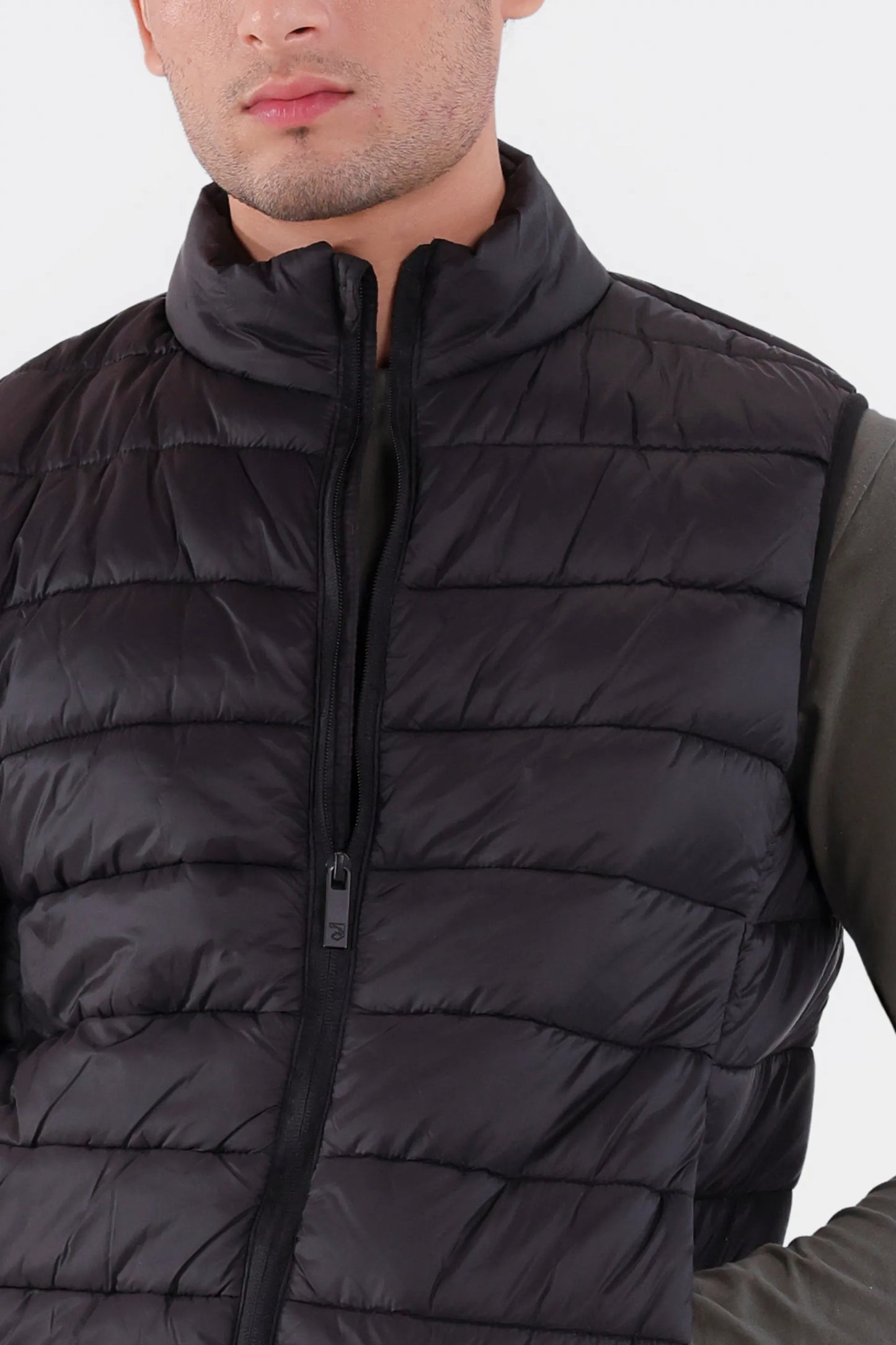 Mock Neck Quilted Gilet - Cougar Clothing