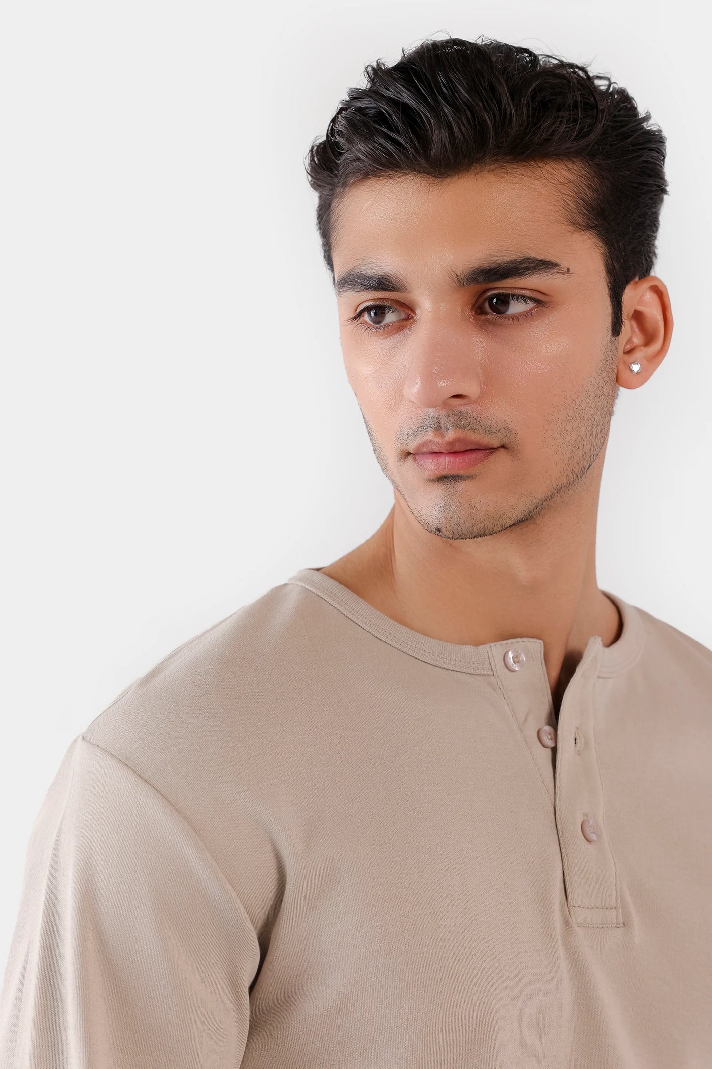 Basic Henley T-Shirt - Cougar Clothing