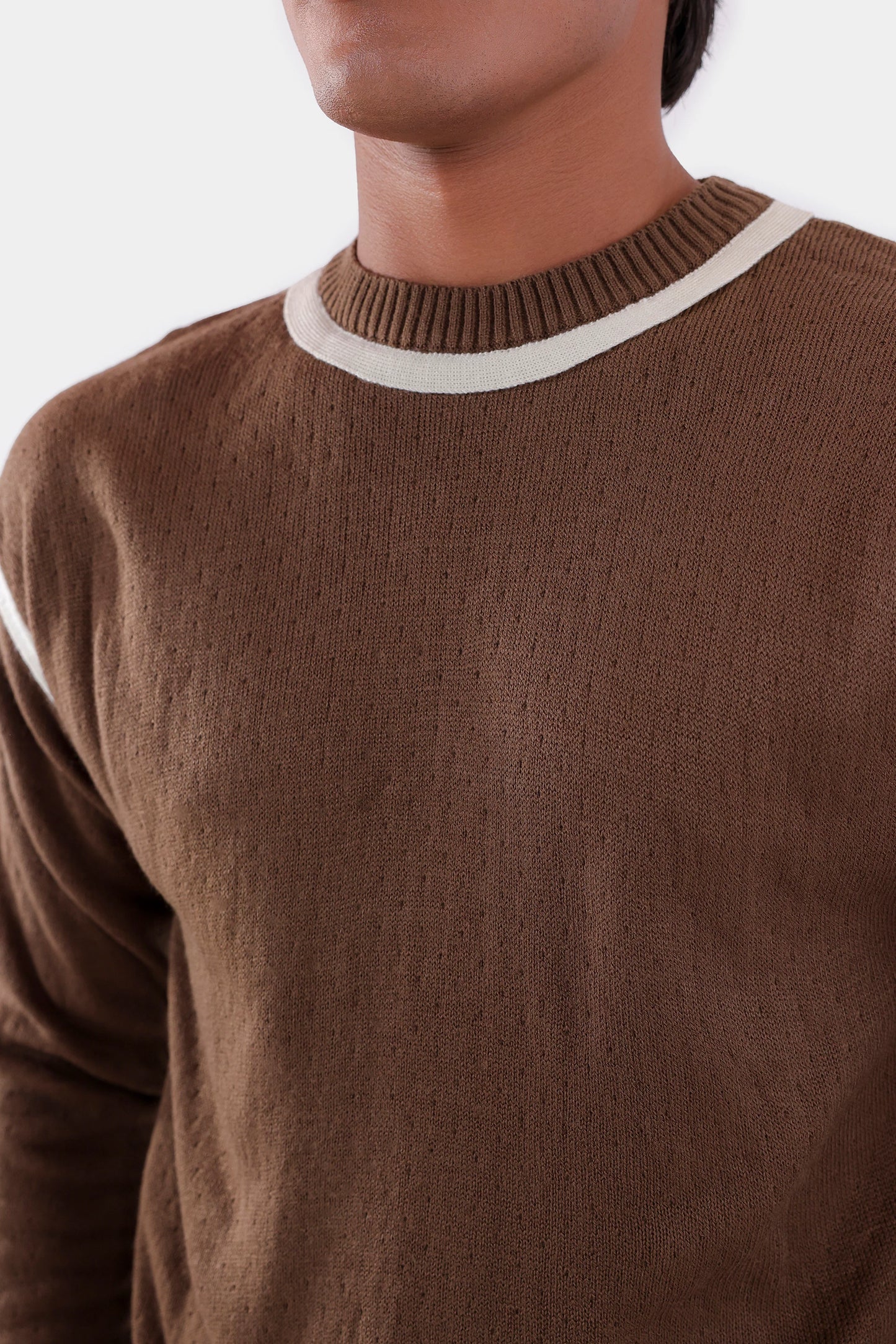 Contrast Stripe Sweater - Cougar Clothing