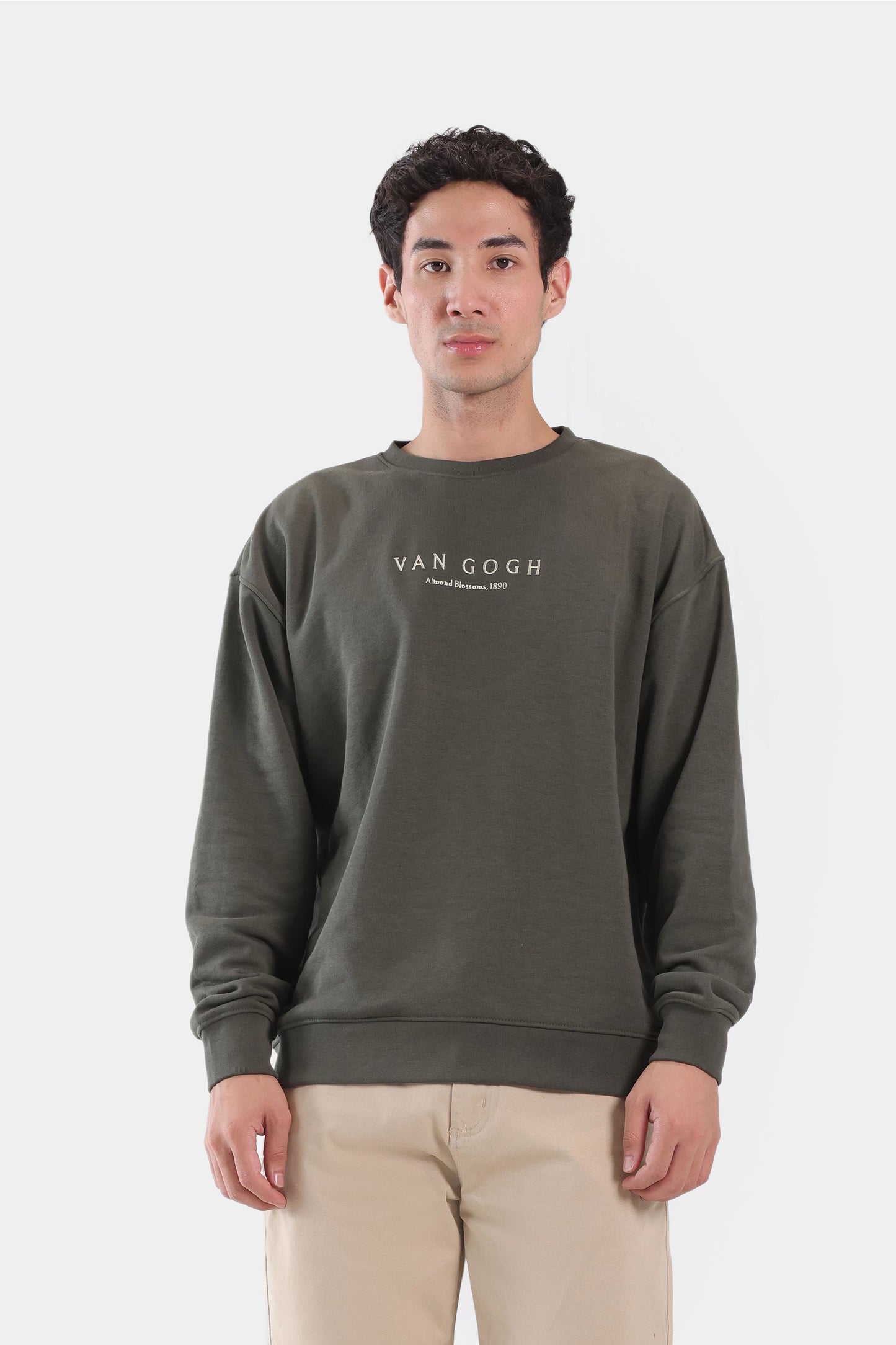 Back Printed Terry Sweatshirt - Cougar Clothing