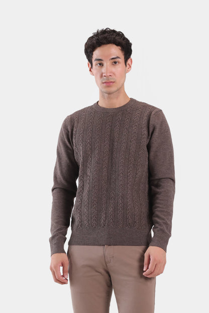 Vertical Knit Sweater - Cougar Clothing