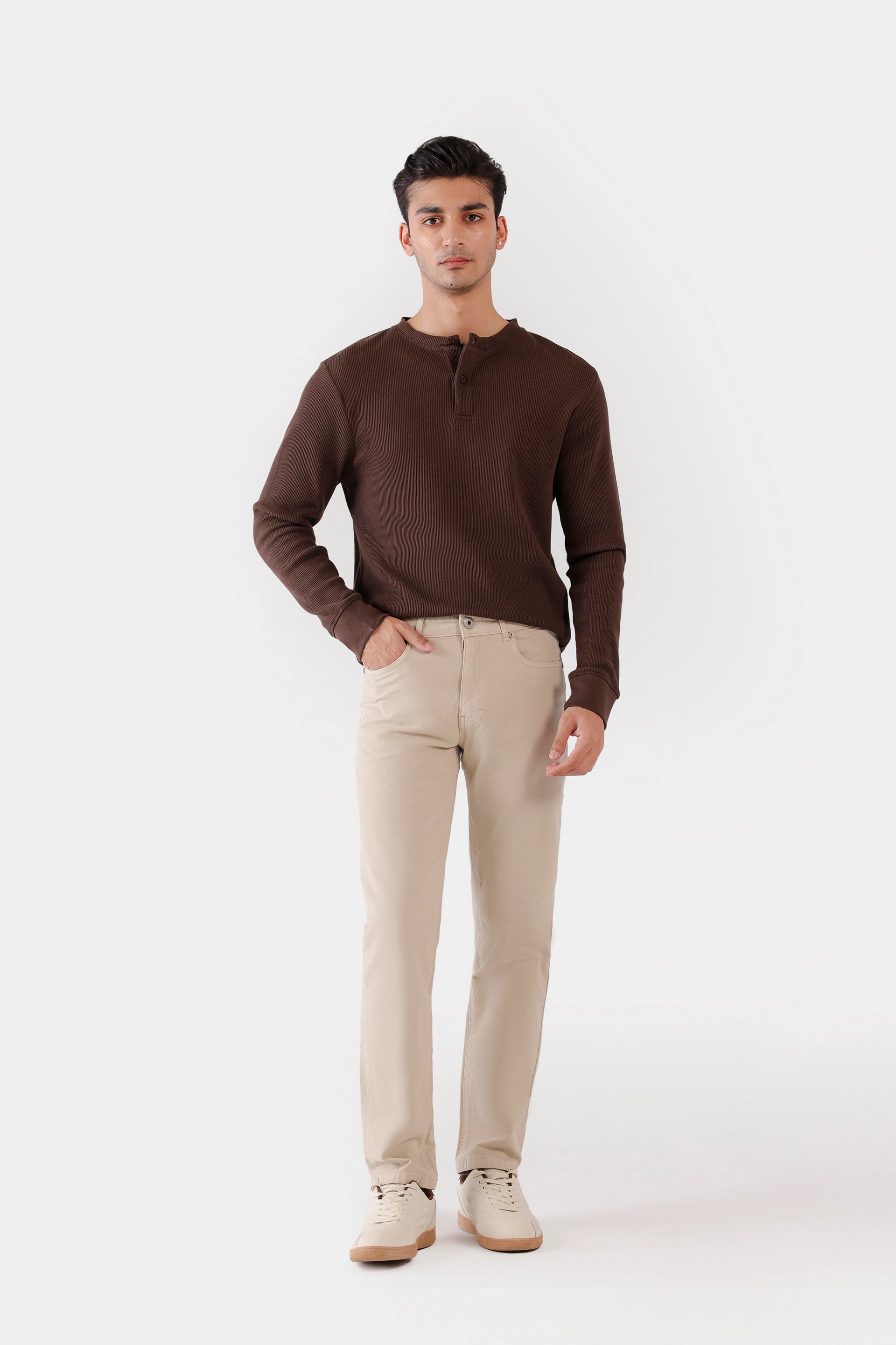 Basic 5 Pocket Slim Fit Pants - Cougar Clothing