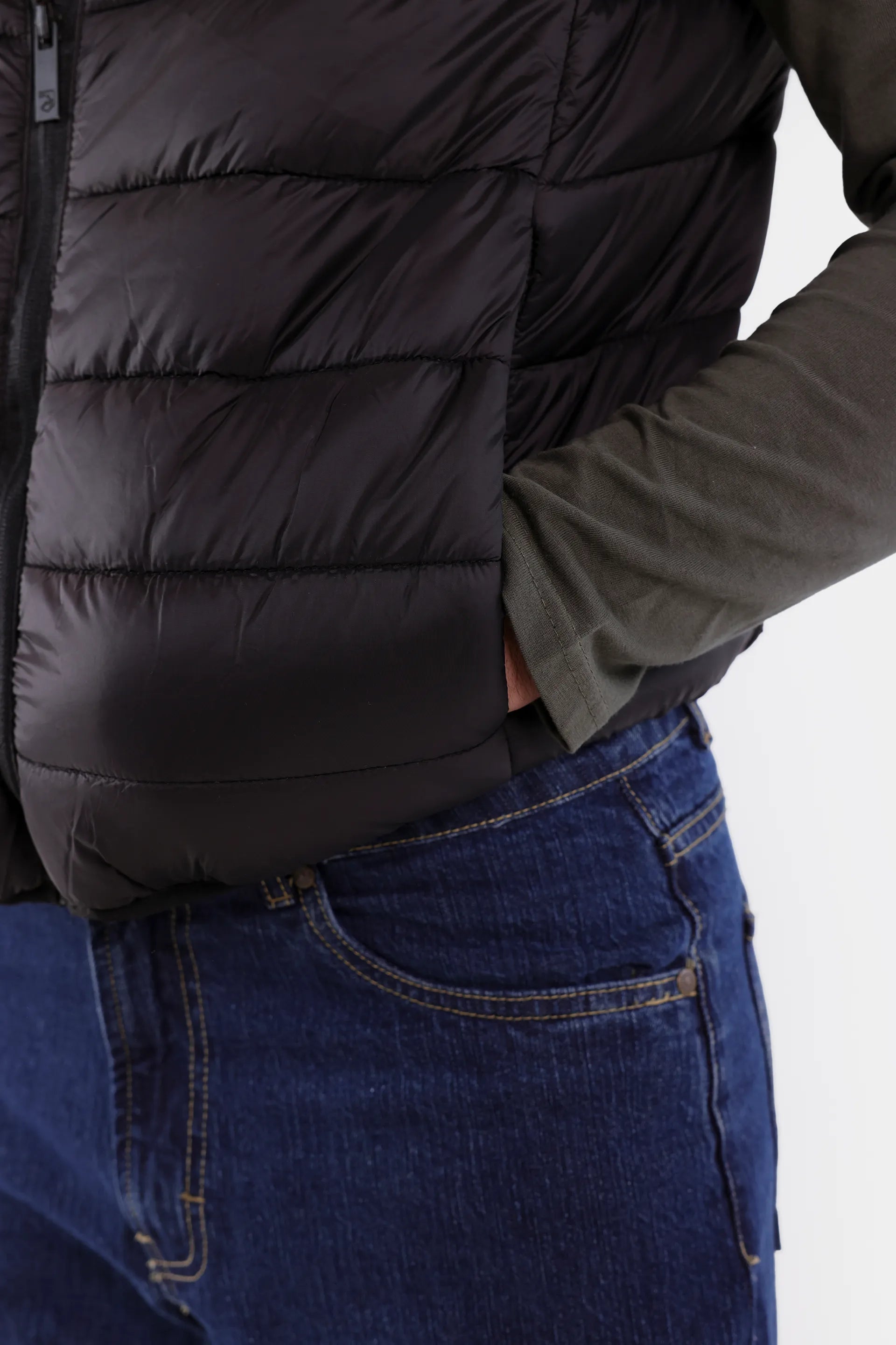 Mock Neck Quilted Gilet - Cougar Clothing