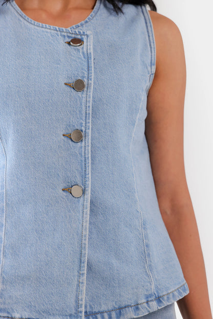 Denim Vest - Cougar Clothing
