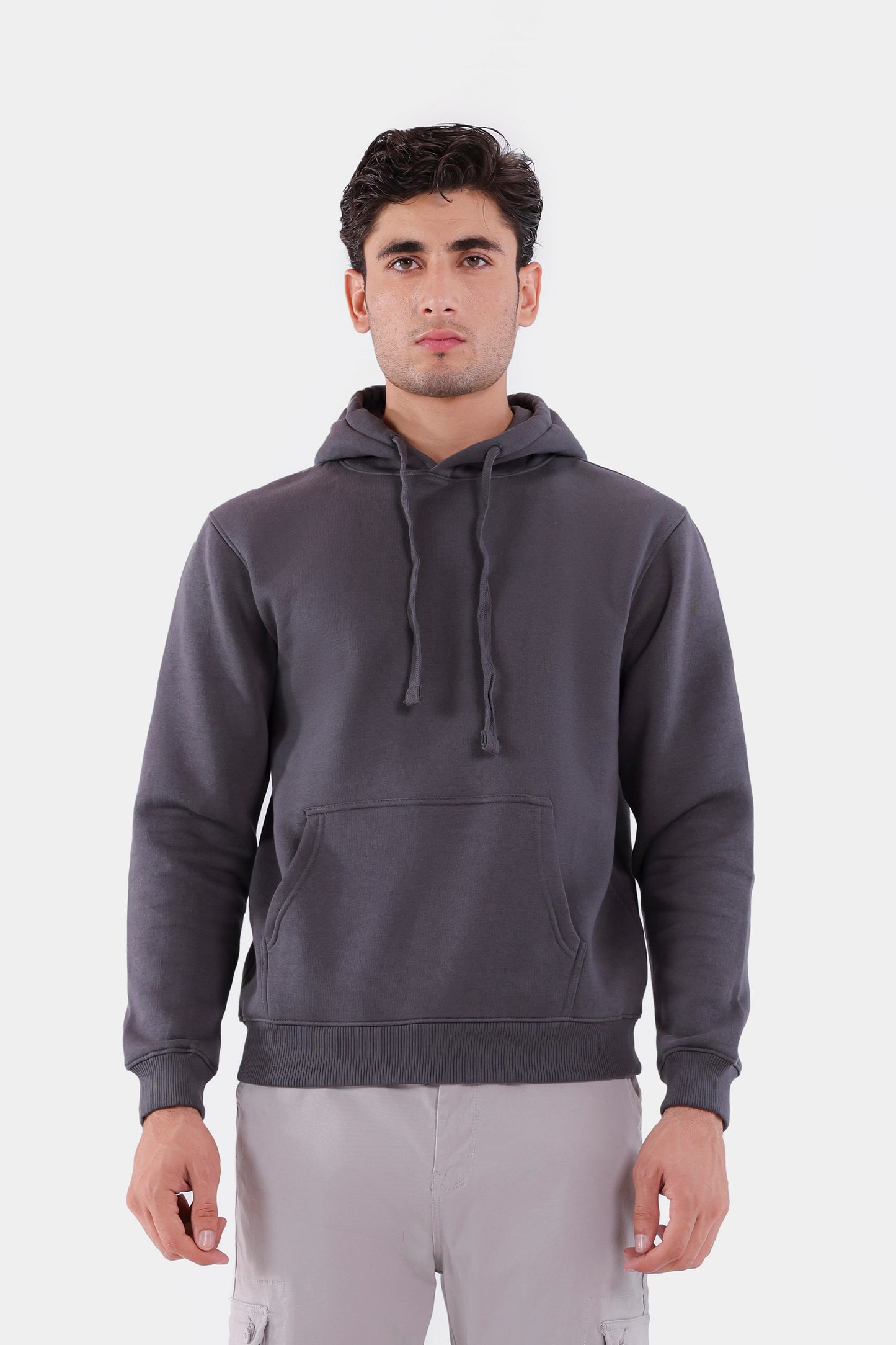 Basic Drawcord Hoodie - Cougar Clothing