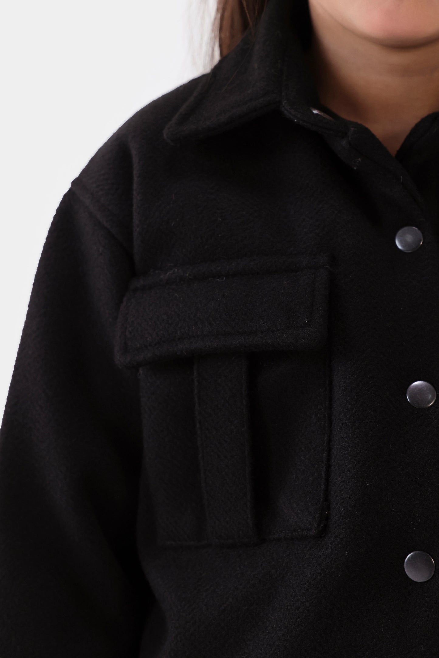 Flap Pocket Tweed Jacket