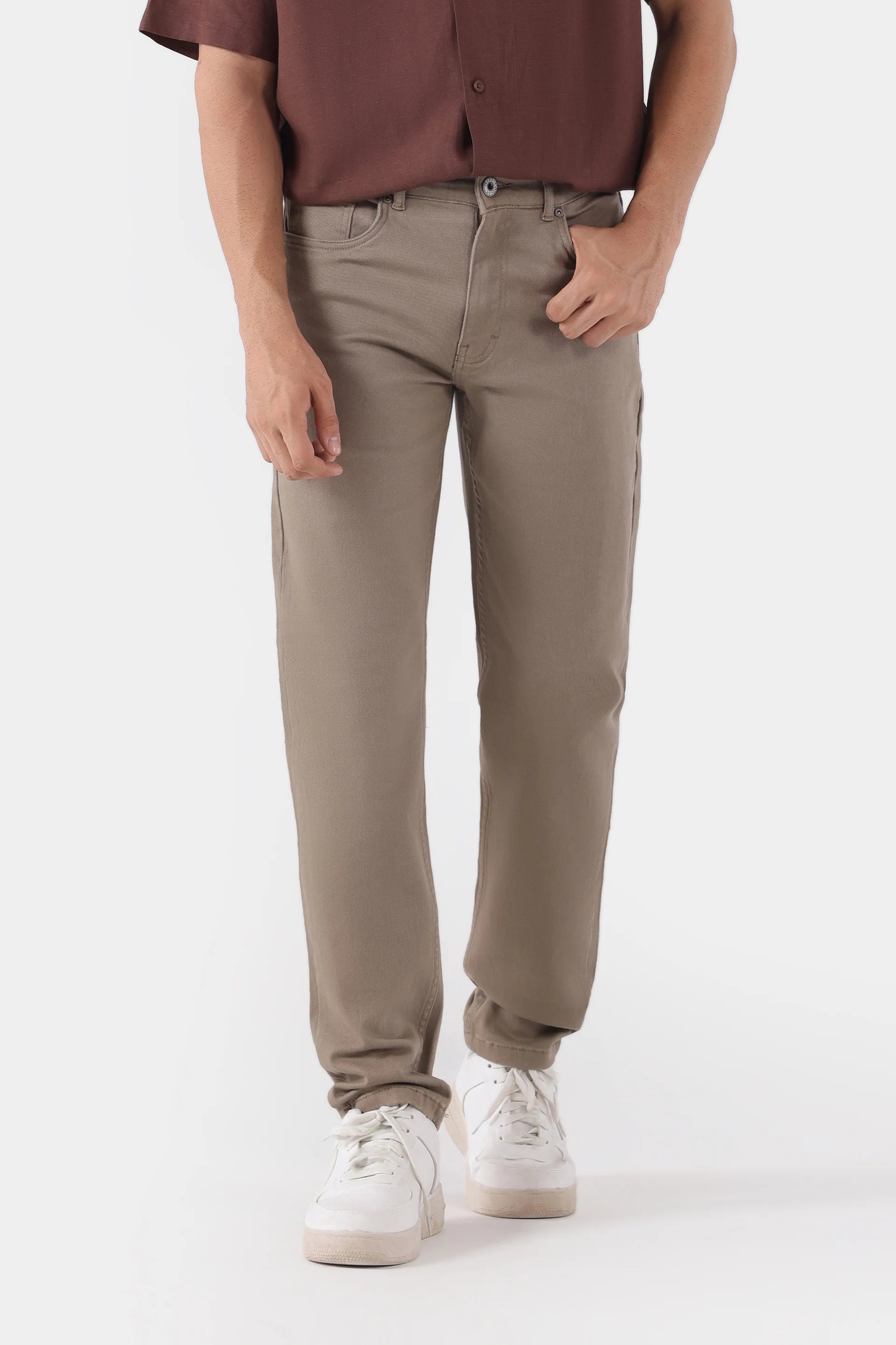 Slim Fit 5 Pocket Pants - Cougar Clothing