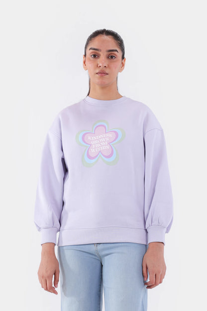 Floral Print Sweatshirt - Cougar Clothing