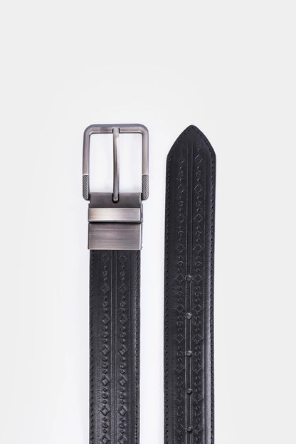 Textured Pattern Double Sided Belt - Cougar Clothing