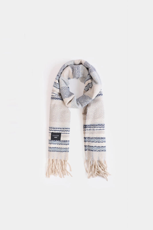 Striped Knitted Shawl