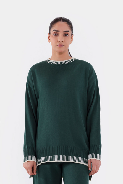 Contrast Trimmed Co-Ord Set - Cougar Clothing