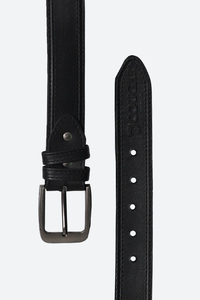 Basic Black Leather Belt