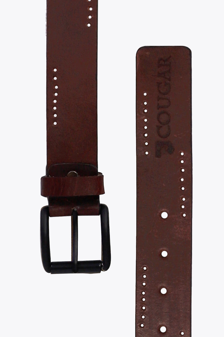 Leather Belt With Side Holes