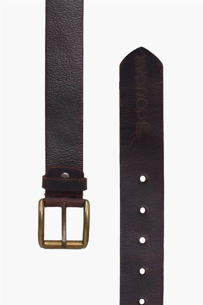 Wine Leather Belt