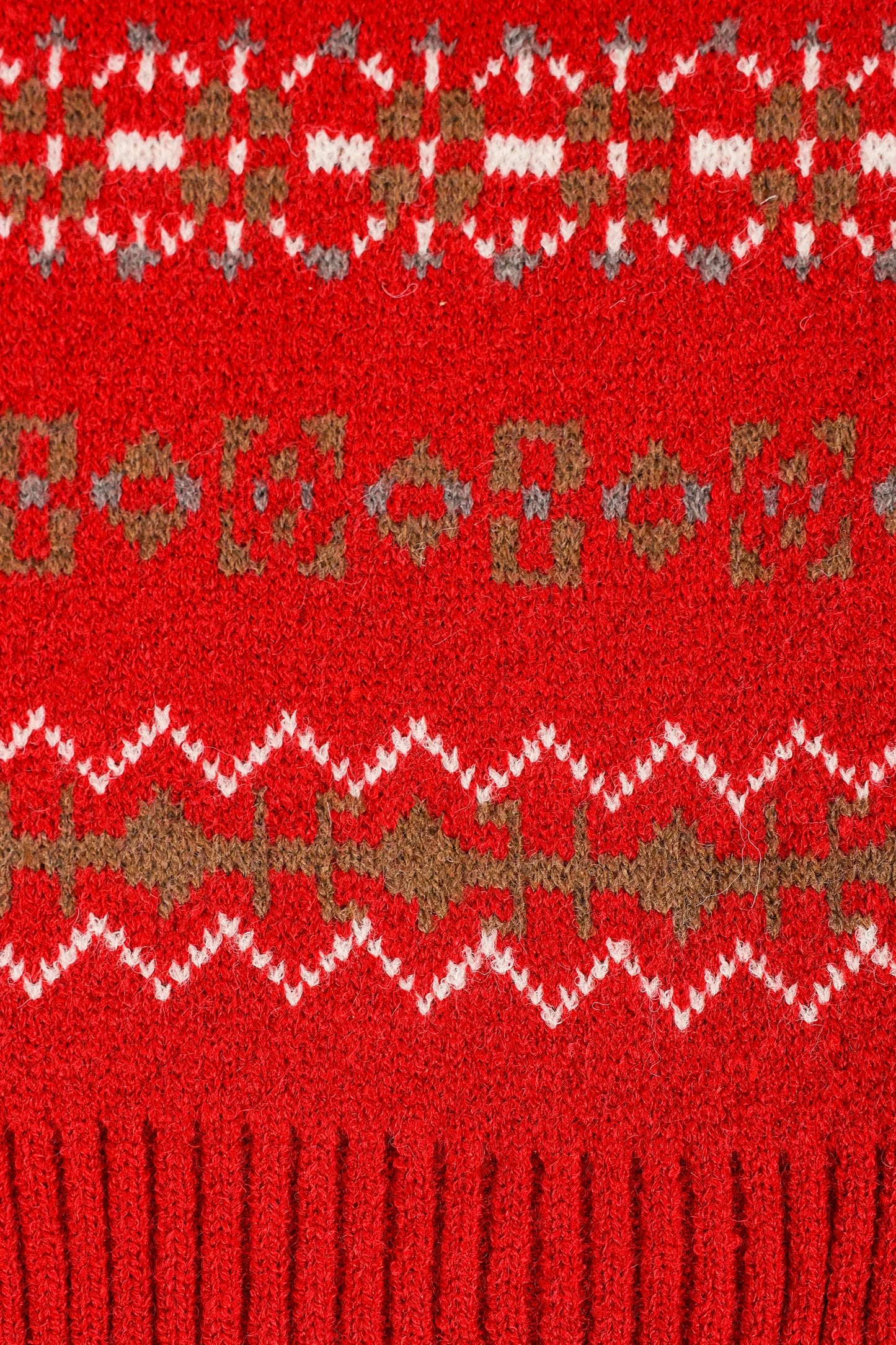 Jacquard Knit Muffler - Cougar Clothing