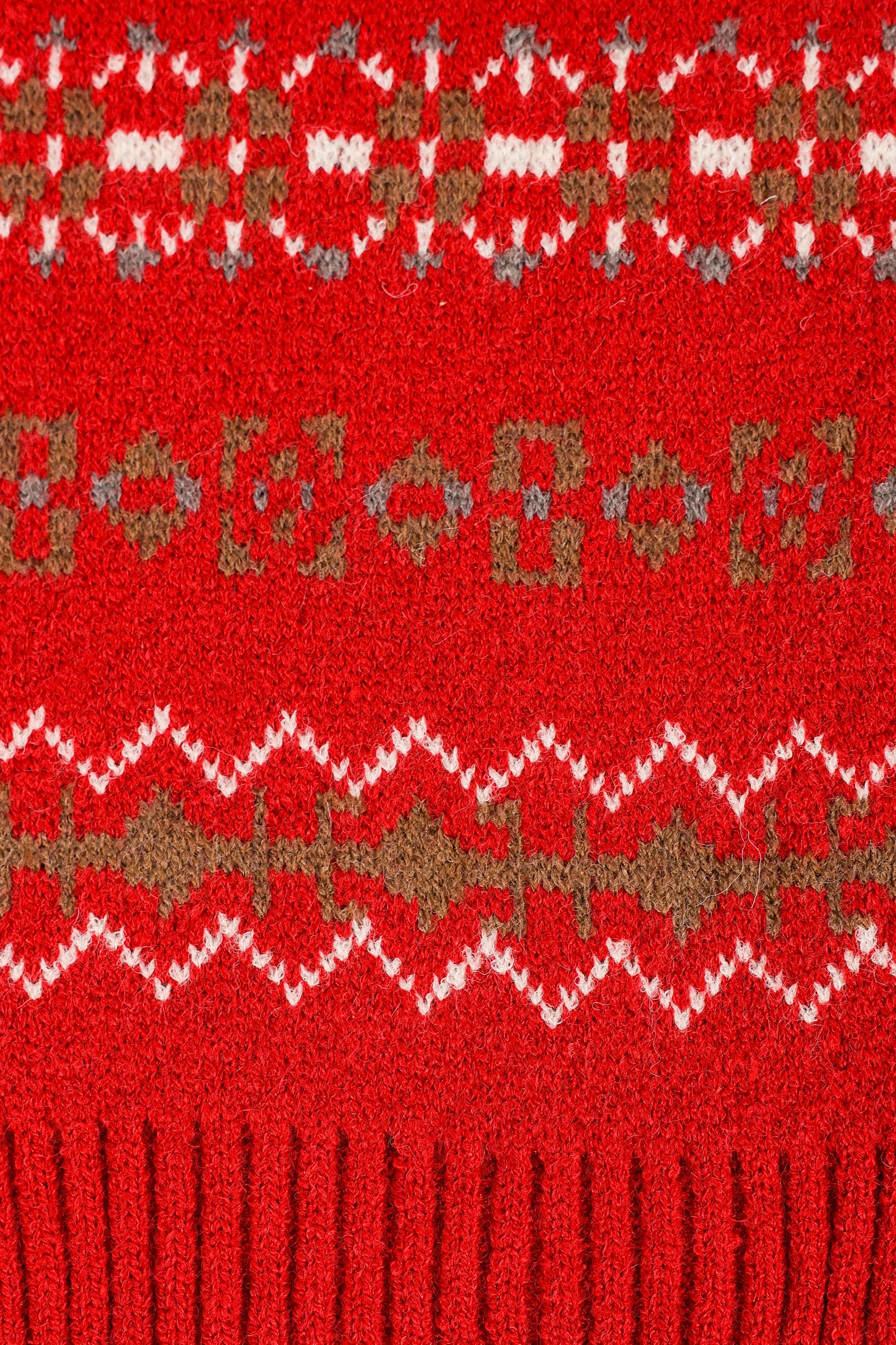 Jacquard Knit Muffler - Cougar Clothing