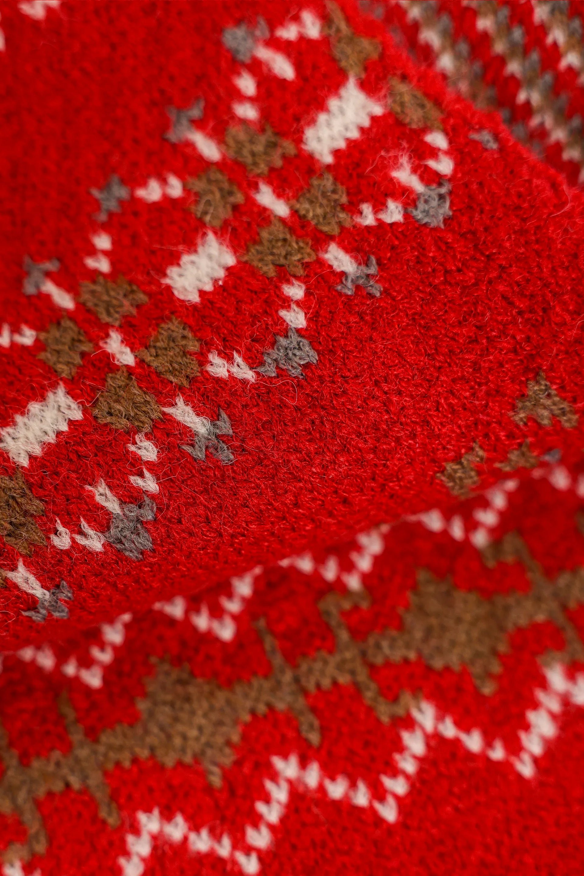 Jacquard Knit Muffler - Cougar Clothing