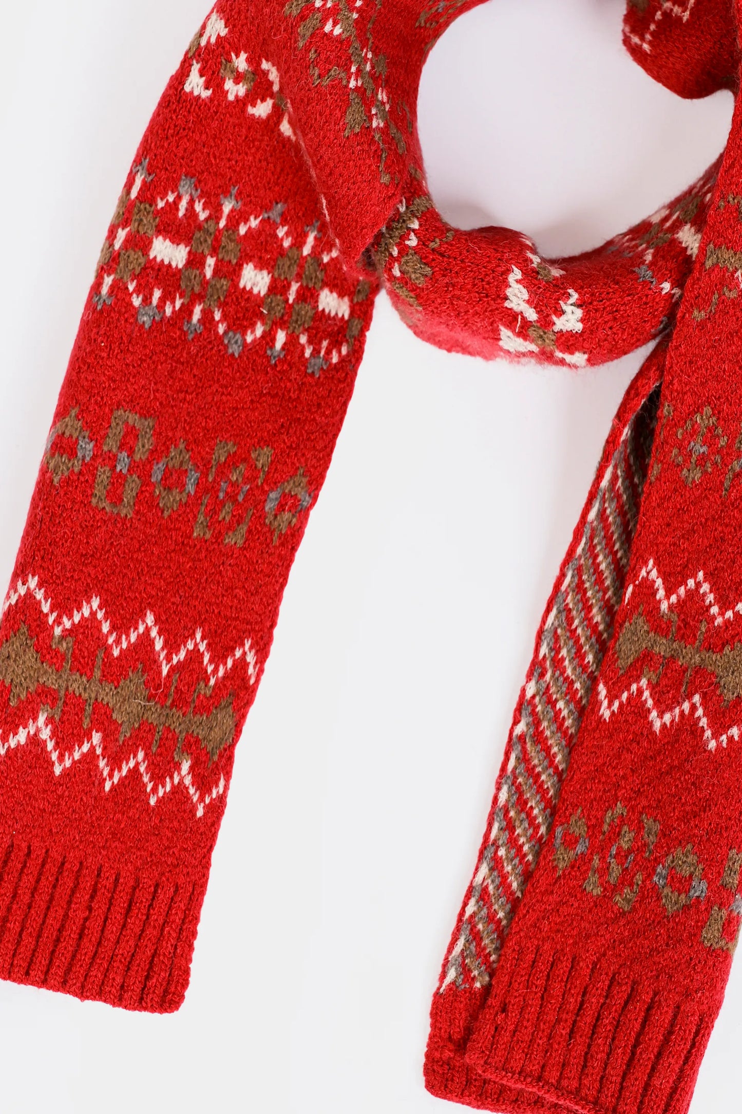 Jacquard Knit Muffler - Cougar Clothing