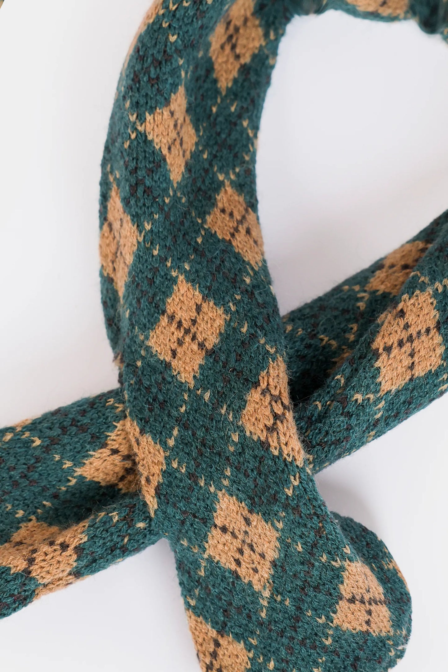 Checkered Cross Scarf - Cougar Clothing