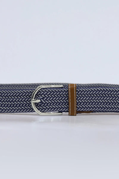 Blue Braided Belt