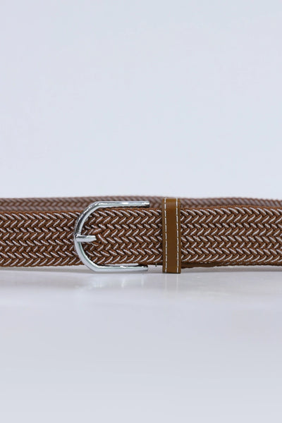 Brown Braided Belt