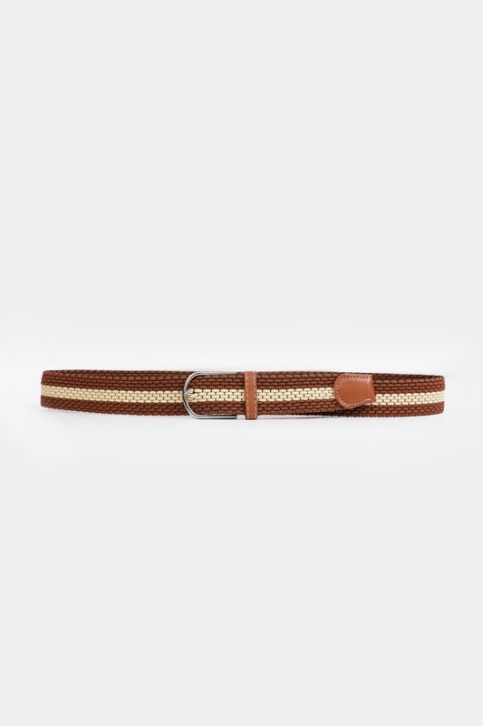 Stripe Woven Belt - Cougar Clothing