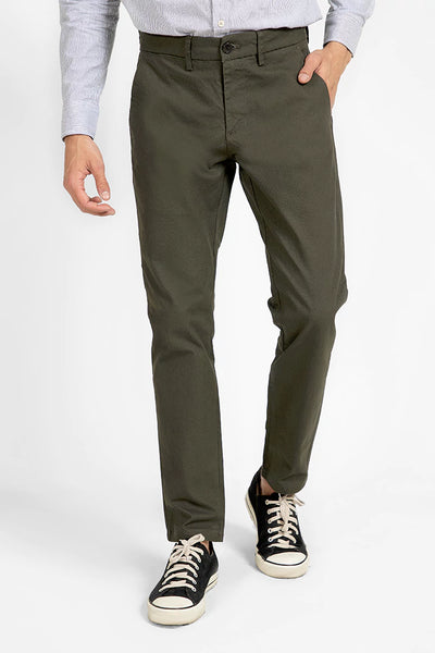 Olive Slim Fit Chino Pants