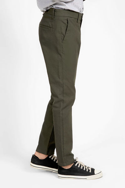 Olive Slim Fit Chino Pants