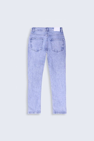 Light Blue Washed Slim Fit Jeans