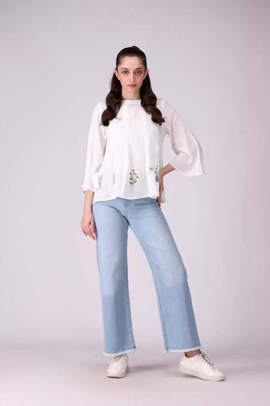 Embroidered Top - Cougar Clothing