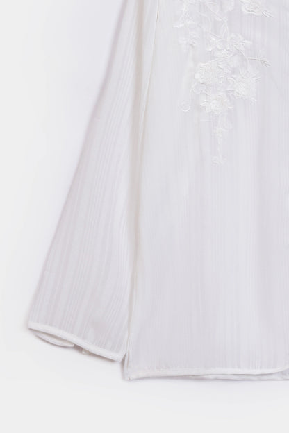 Georgette Embroidered Blouse - Cougar Clothing