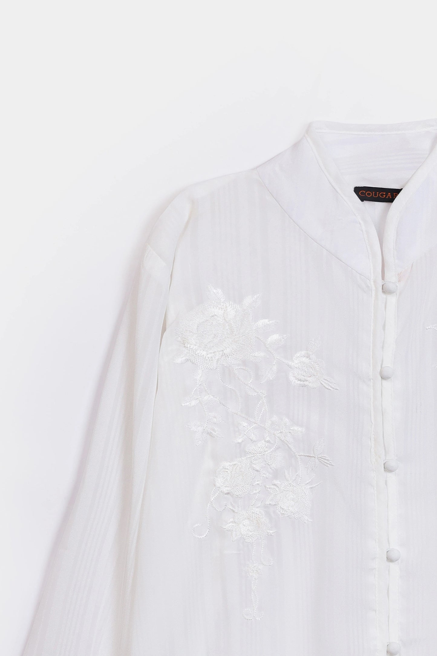 Georgette Embroidered Blouse - Cougar Clothing