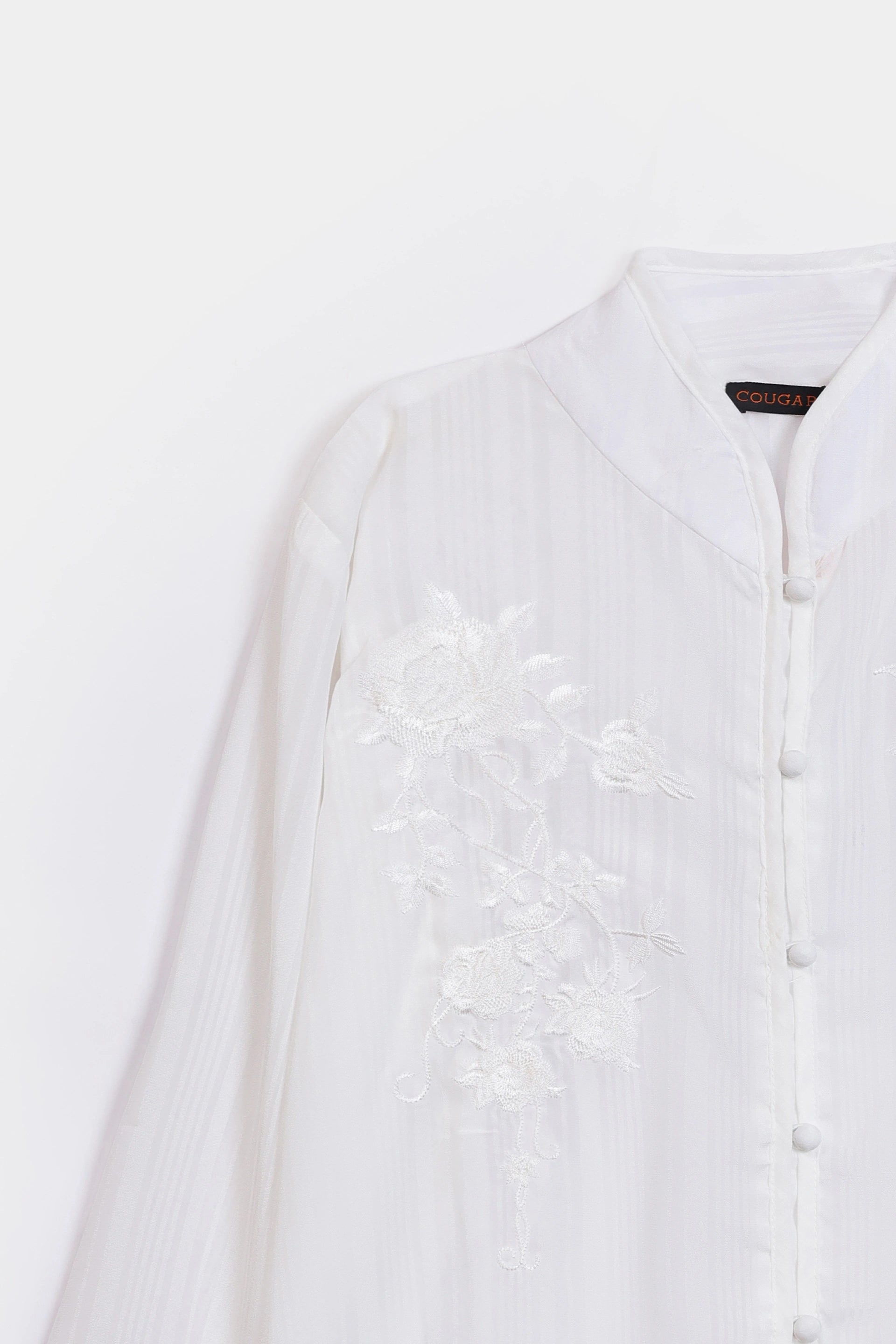 Georgette Embroidered Blouse - Cougar Clothing