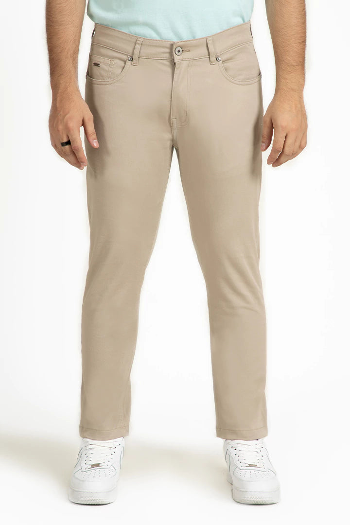 5-Pocket Light Khaki Pants