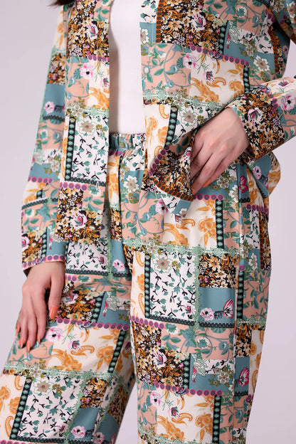 All Over Printed Silk Shirt - Cougar Clothing