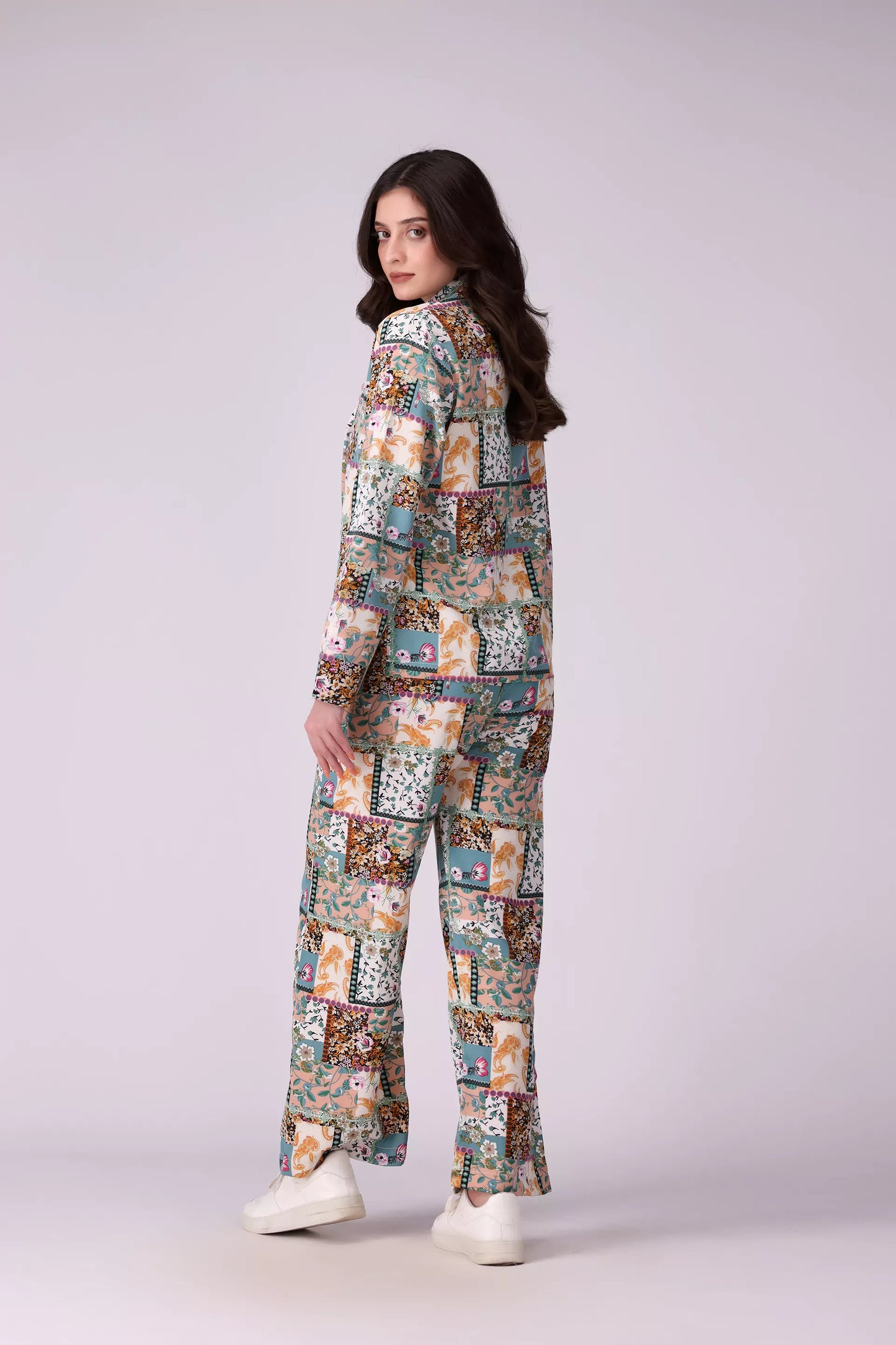 All Over Printed Silk Shirt - Cougar Clothing