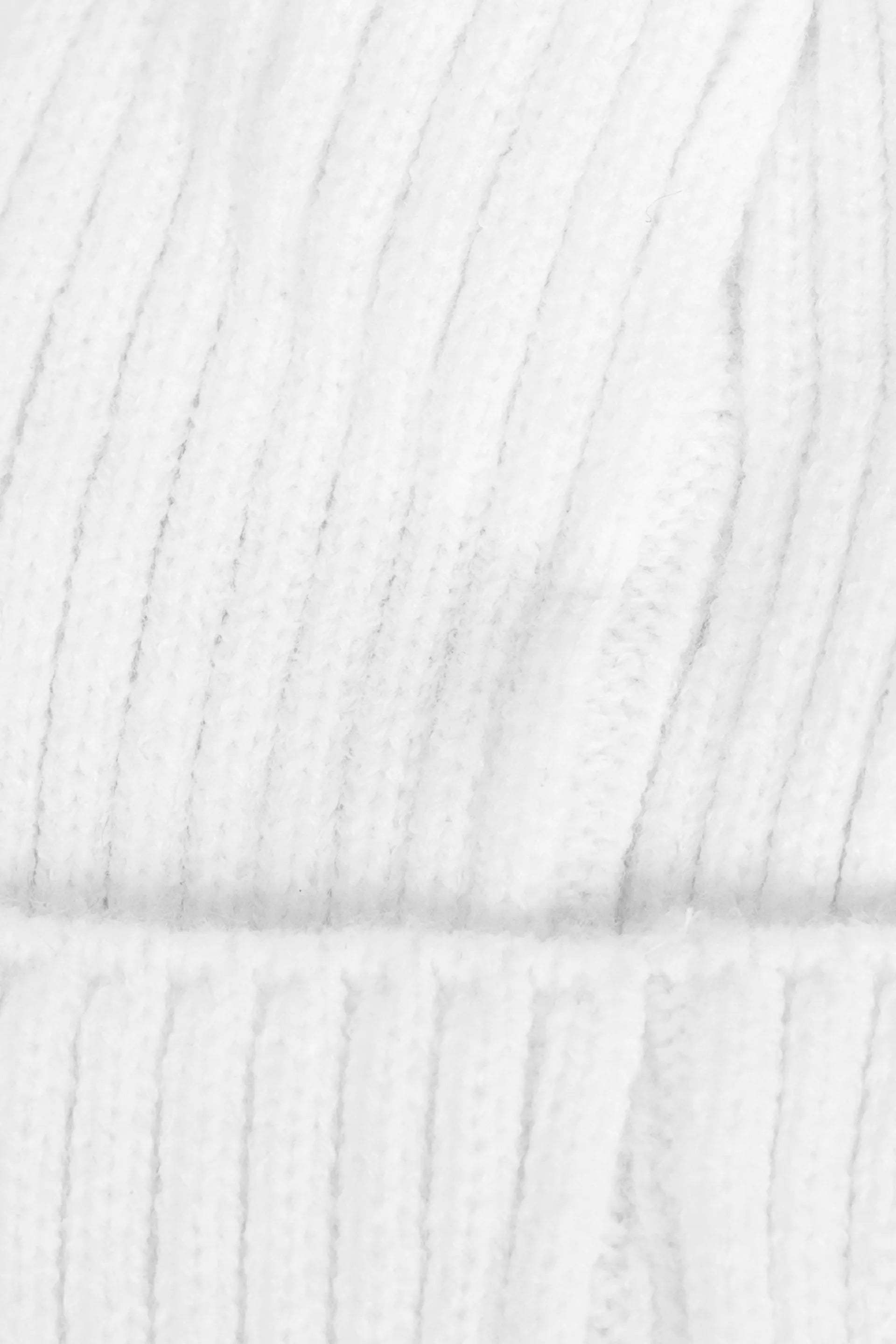 Pom-Pom Ribbed Knit Beanie - Cougar Clothing