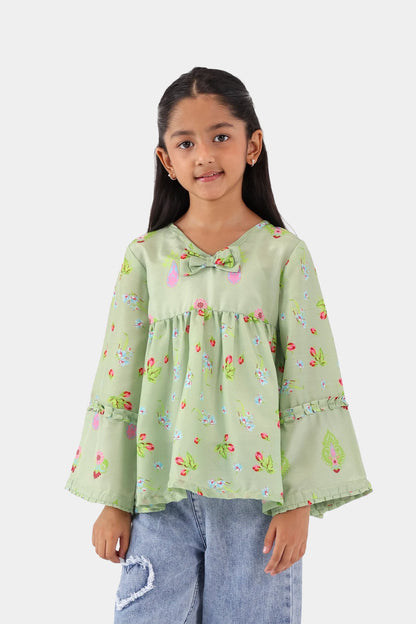 Floral Print Top - Cougar Clothing