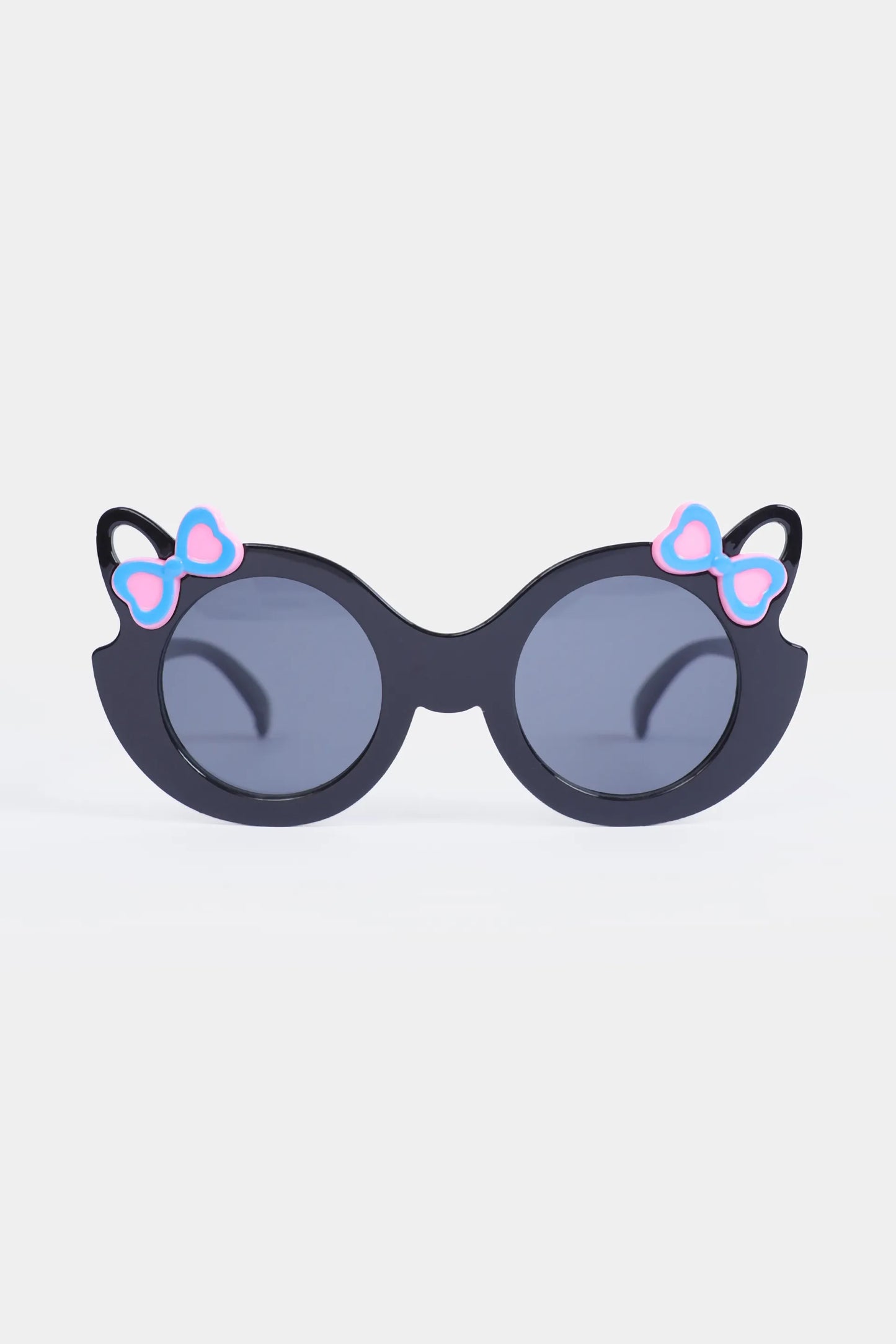 Cat-Eye Sunglasses With Bow Corners - Cougar Clothing