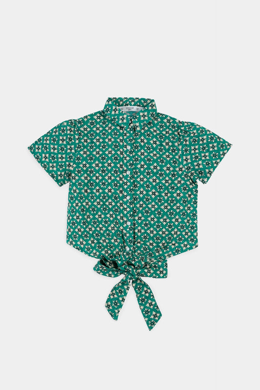 Knot Front Shirt - Cougar Clothing