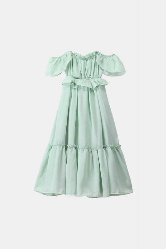 Ruffled Dress - Cougar Clothing