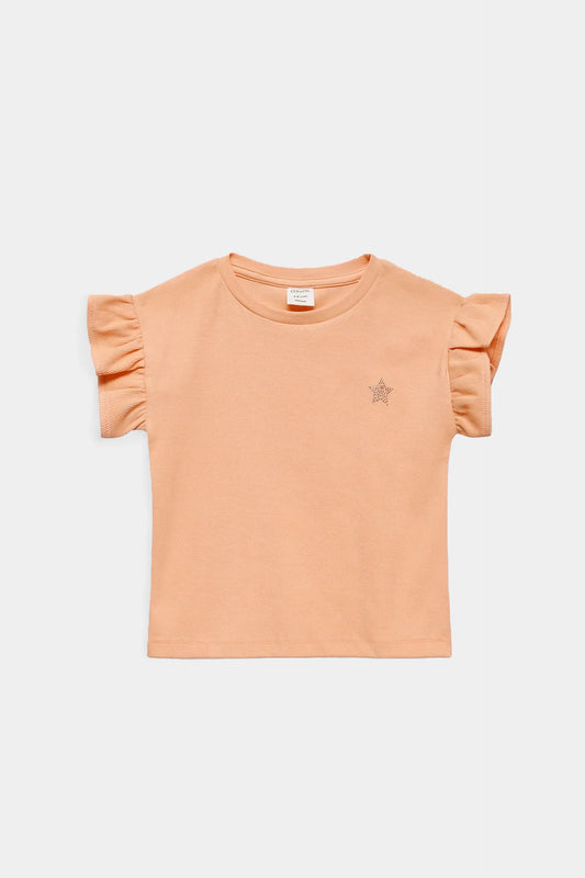 Frilled Sleeves T-Shirt - Cougar Clothing