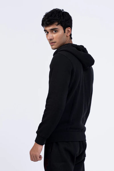 Black CGR Zipper Hoodie