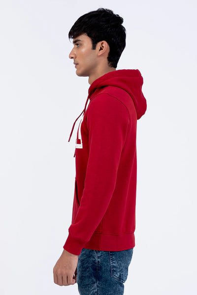 Red Graphic Hoodie