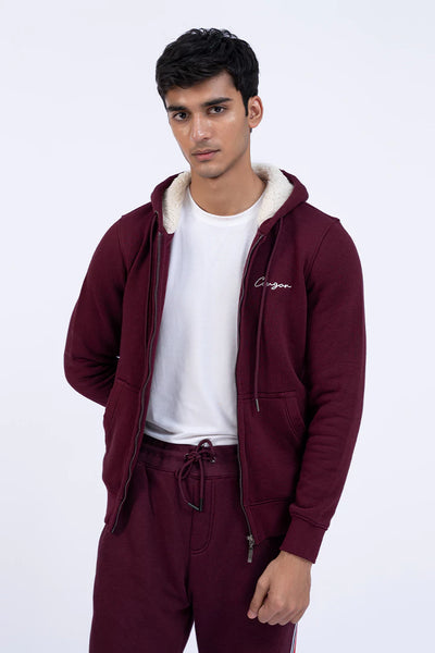 Wine Zip-Up Hoodie