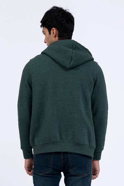Teal Zip-Up Hoodie