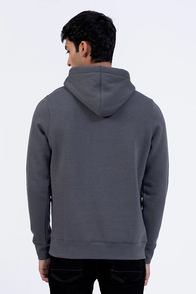 Dark Grey Pullover Hoodie