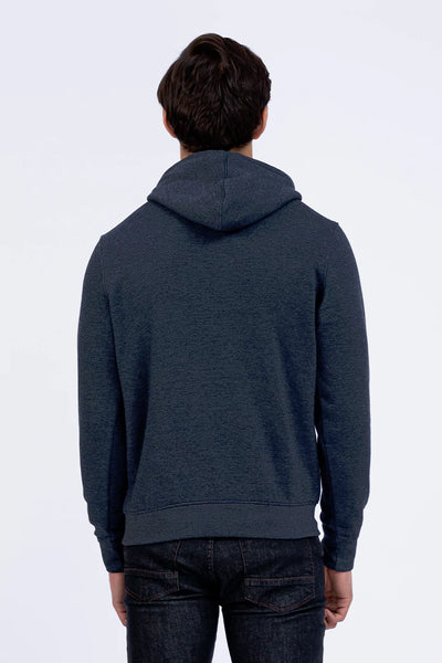 Navy Melange Hoodie