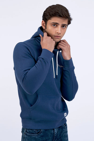 Blue Signature Hoodie