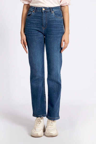 Blue Straight Fit Jeans